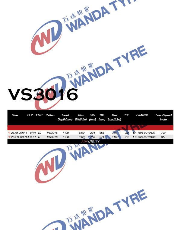 VS3016 ATV/UTV TIRE 3